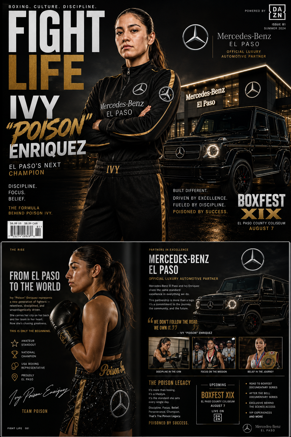 Viva 915 Magazine Cover — Mercedes-Benz El Paso